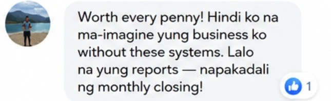 Buyer message about worth every penny and easy monthly closing
