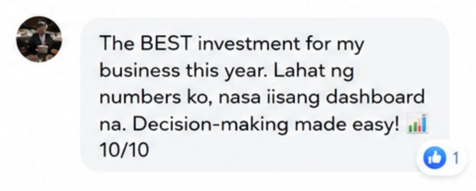 Buyer message: best investment this year, decision-making made easy