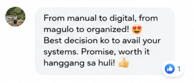 Buyer message: from manual to digital, best decision to avail
